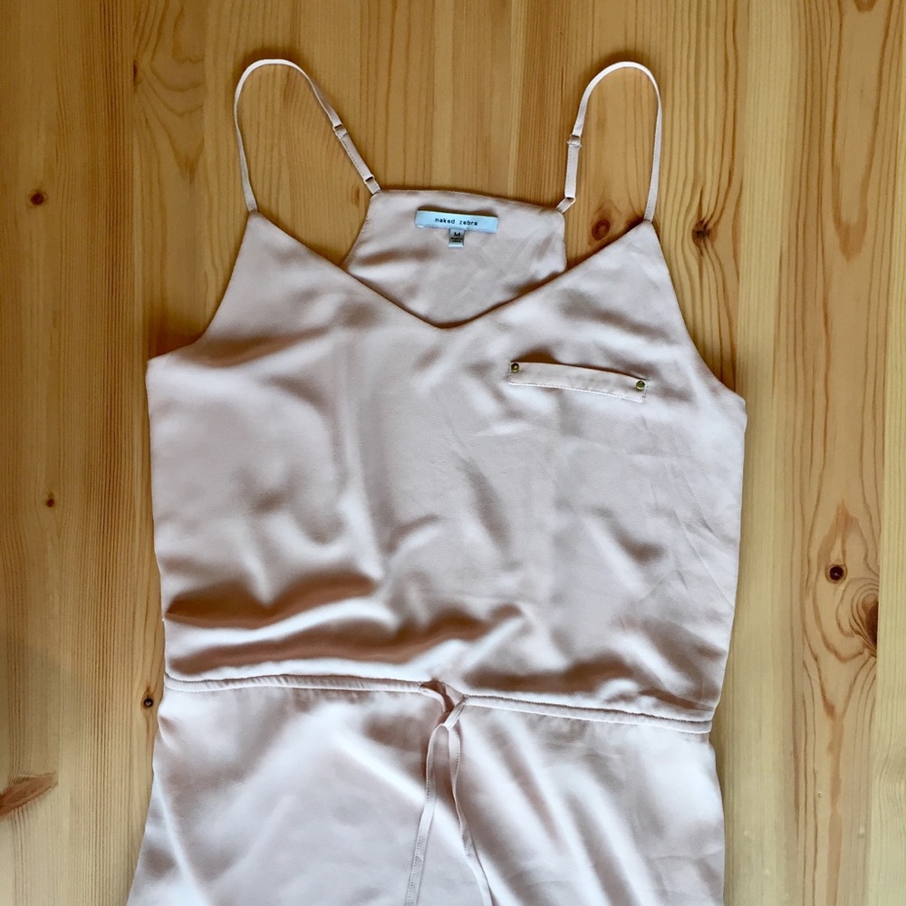 Naked Zebra Blush Pink Dress (Medium)